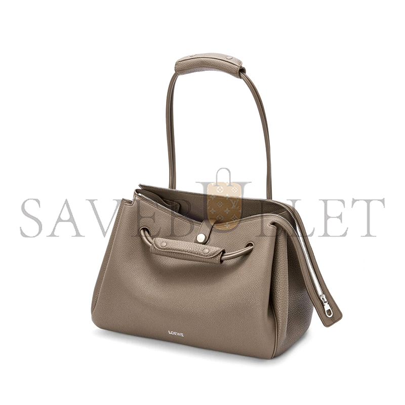 l0ew* large madrid bag in S*pple grained calfskin aacospbx07 (33*24*12.5cm)